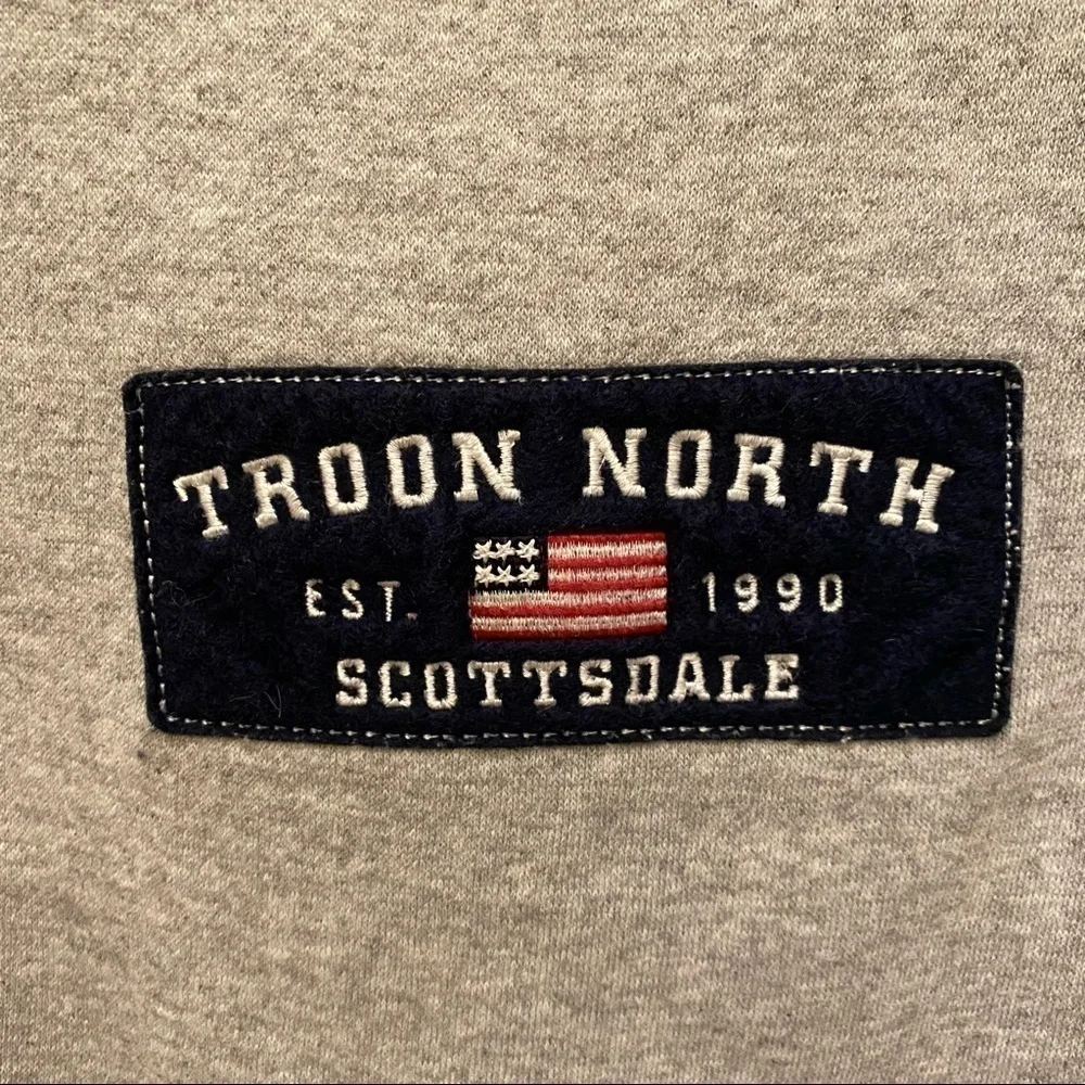 Vintage Gear For Sports Flag Troon North Scottsdale Gray Sweatshirt Size Medium